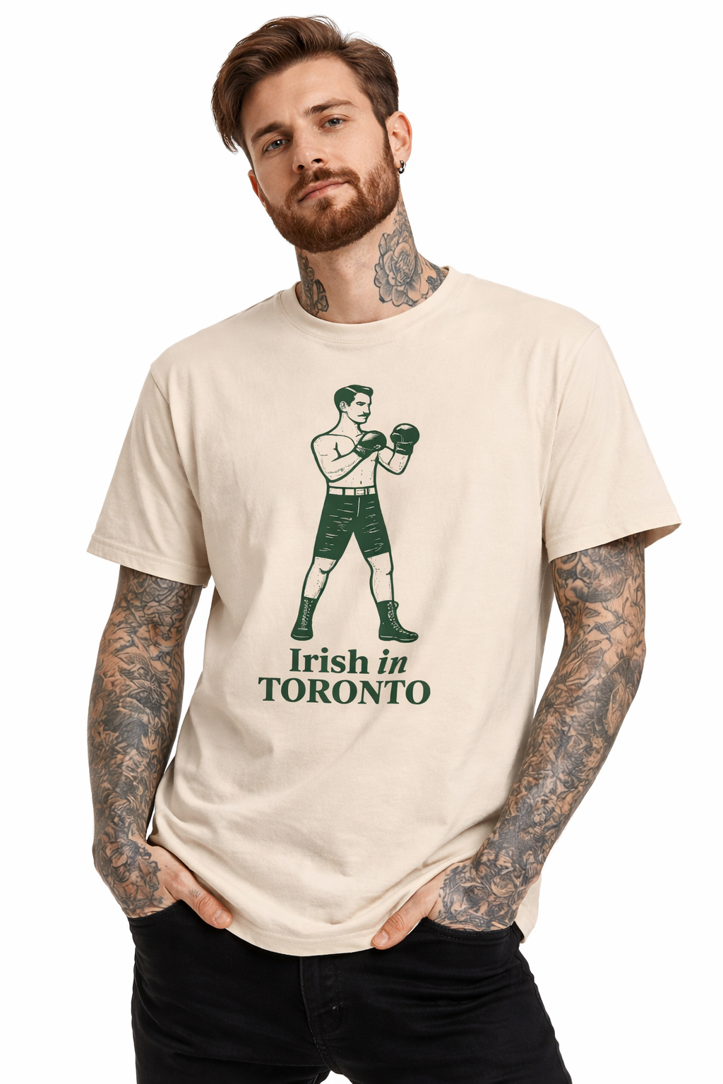 Irish in Toronto Vintage Boxer T-Shirt
